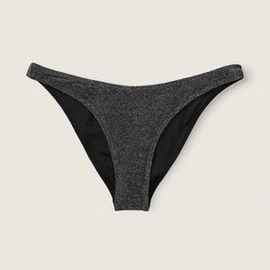 Victoria’s Secret Pink bathing suit bottom shimmer black